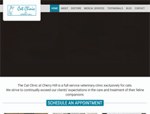 Tablet Screenshot of catclinicatcherryhill.net
